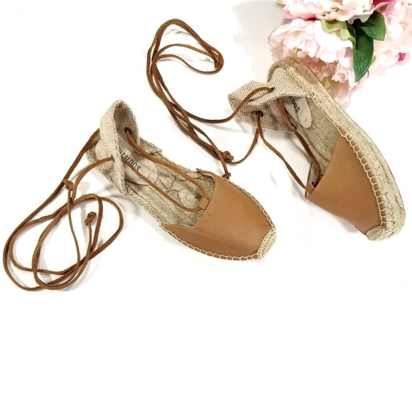 Soludos Shoes - Soludos tie around the ankle leather espadrilles